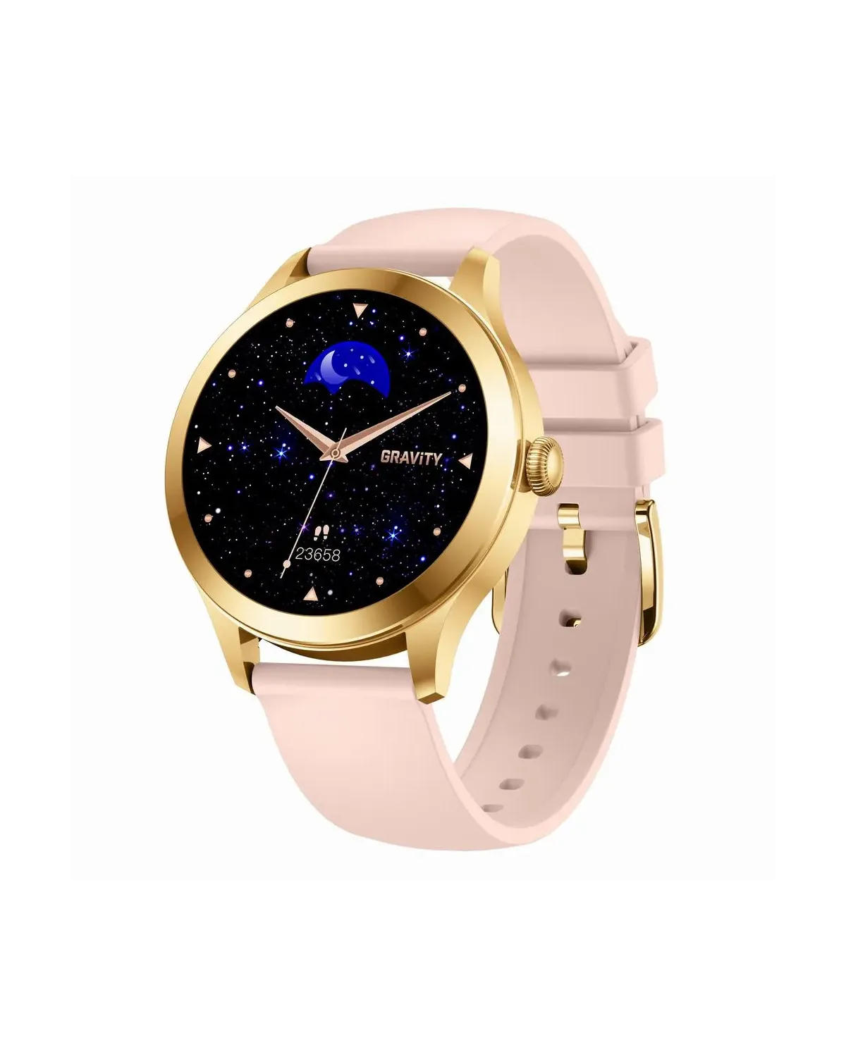 SMARTWATCH DAMSKI GRAVITY GT25-1 PRO -  AMOLED, DODATKOWY PASEK (sg039a)