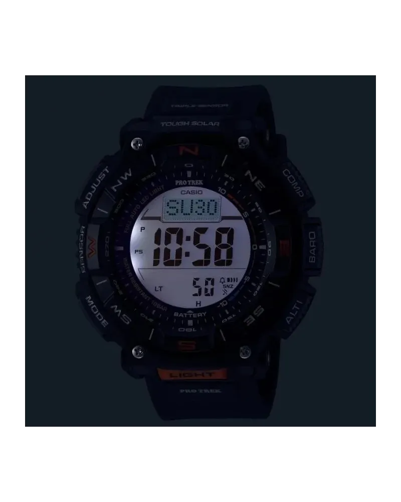 ZEGAREK MĘSKI Casio Pro-Trek SOLAR PRG-340-1ER + BOX