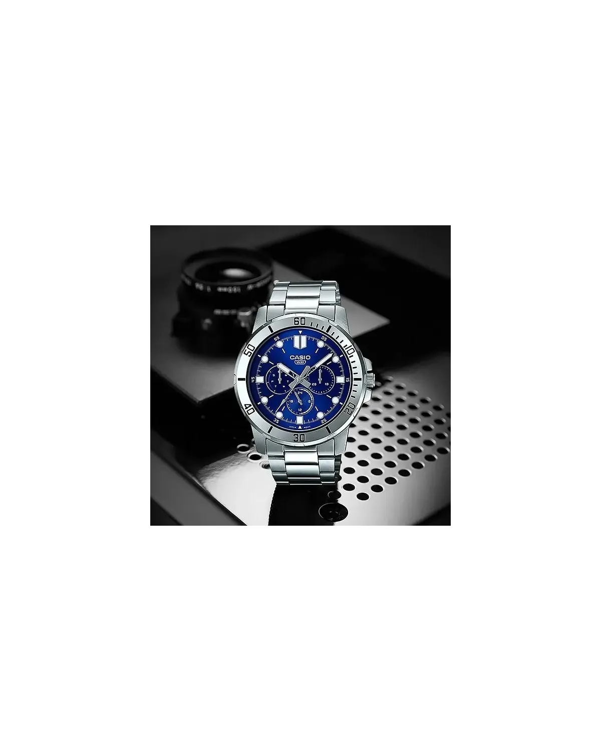 ZEGAREK MĘSKI CASIO MTP-VD300D-2E (zd268b) + BOX