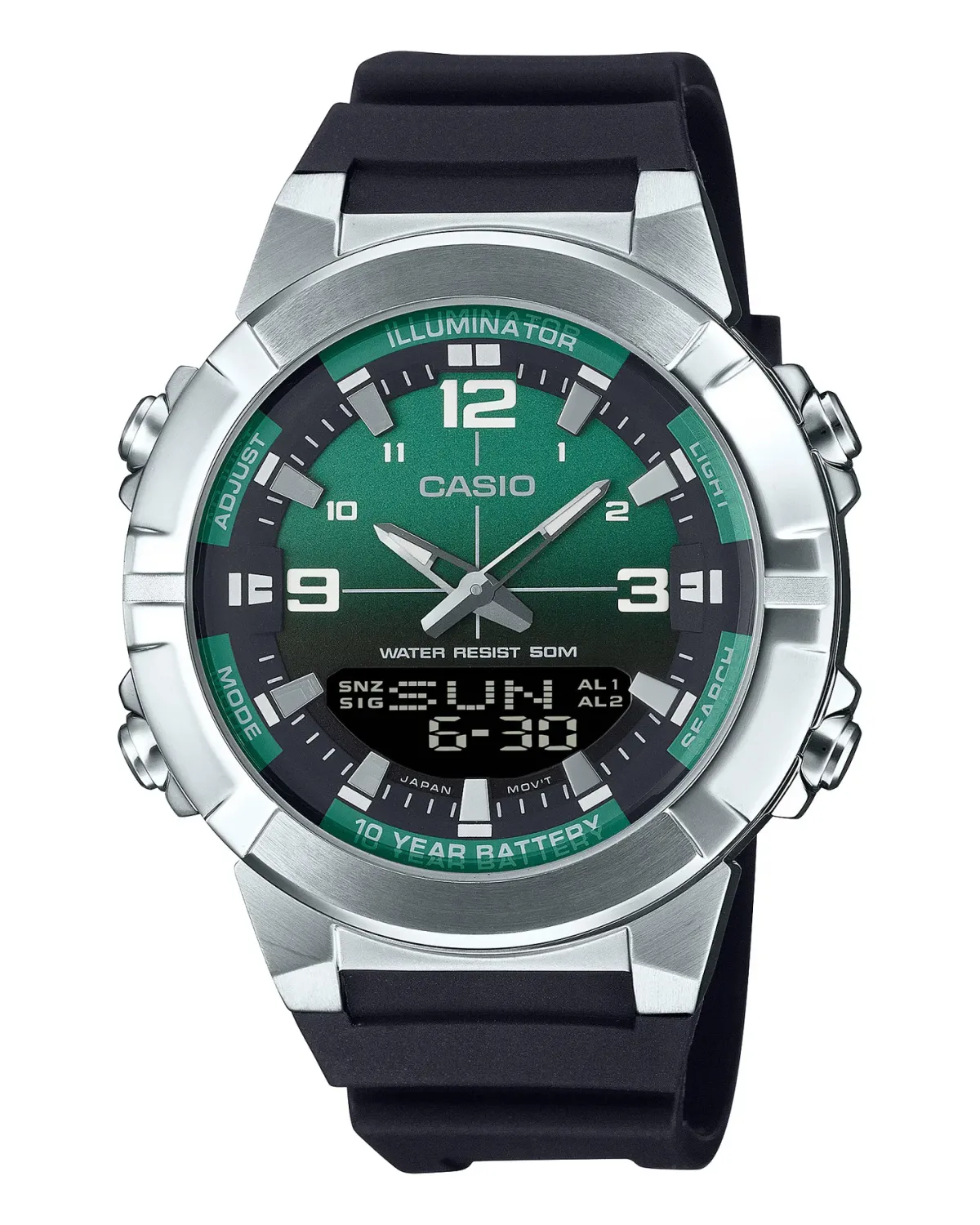 ZEGAREK MĘSKI CASIO AMW-870A-3A + BOX ZEGAREK MĘSKI CASIO AMW-870A-3A + BOX