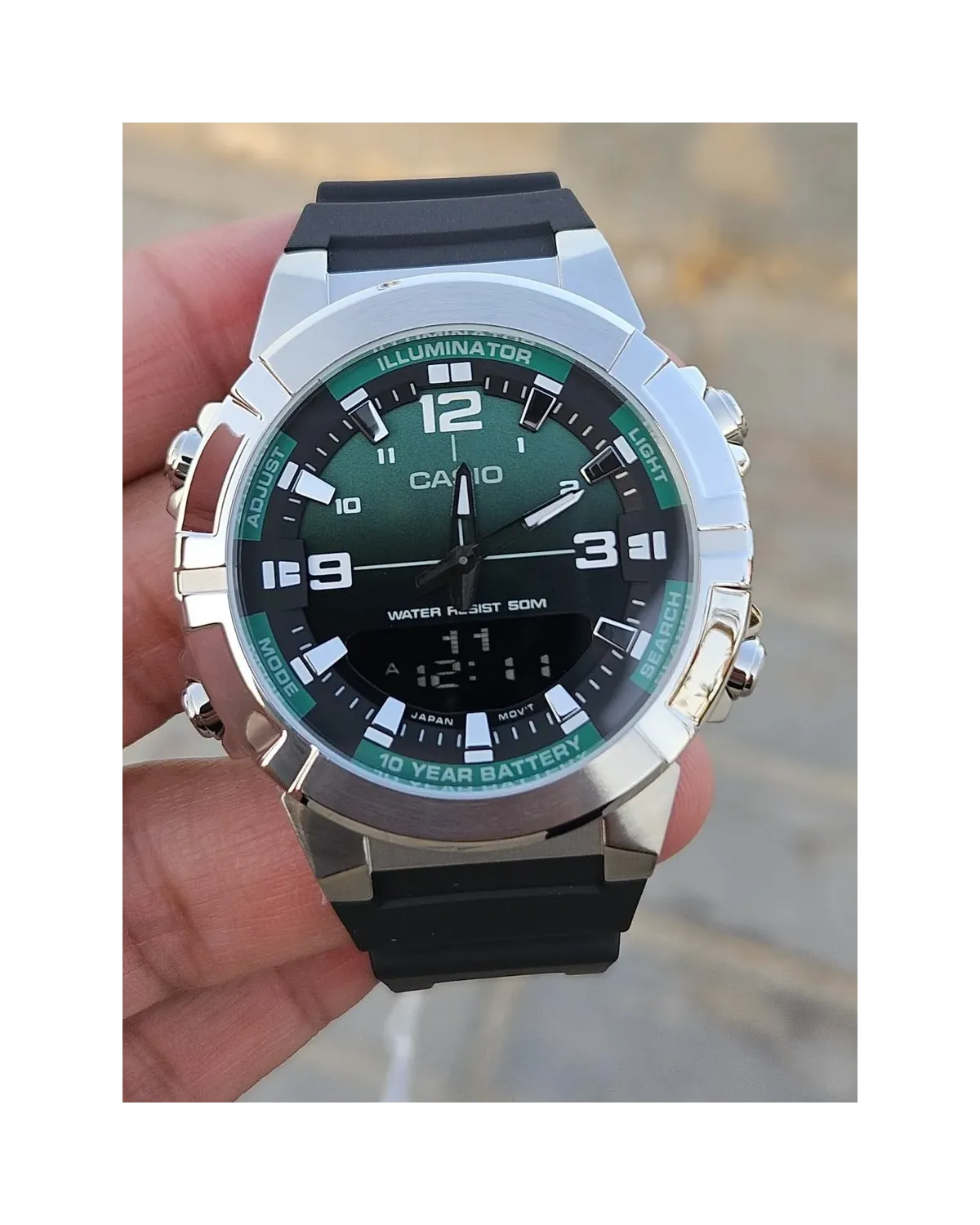 ZEGAREK MĘSKI CASIO AMW-870A-3A + BOX ZEGAREK MĘSKI CASIO AMW-870A-3A + BOX