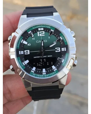 ZEGAREK MĘSKI CASIO AMW-870A-3A + BOX ZEGAREK MĘSKI CASIO AMW-870A-3A + BOX