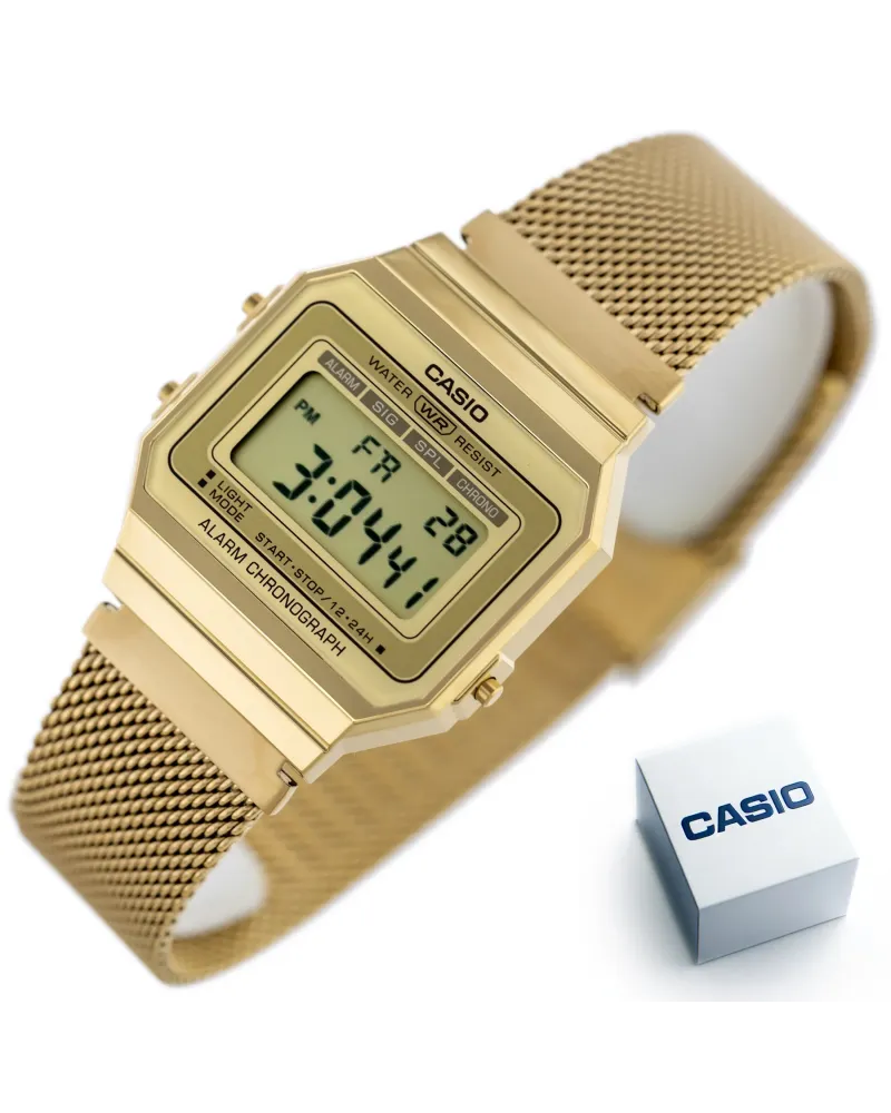 Zegarek Unisex Casio Retro Vintage A700WMG-9A + BOX