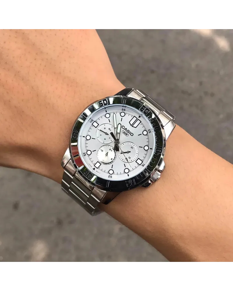 ZEGAREK MĘSKI CASIO MTP-VD300D-7E (zd268c) + BOX