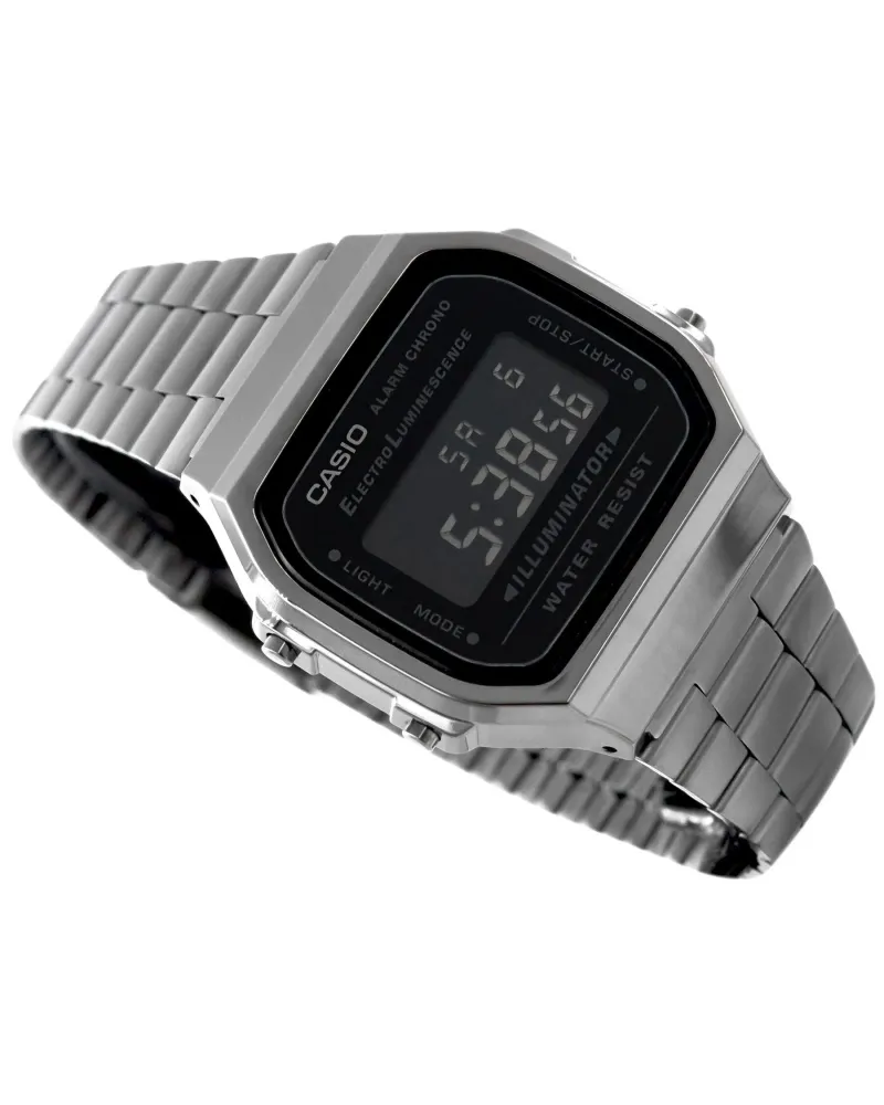 ZEGAREK MĘSKI CASIO A168WGG-1BDF (zd088d) - KLASYKA + BOX