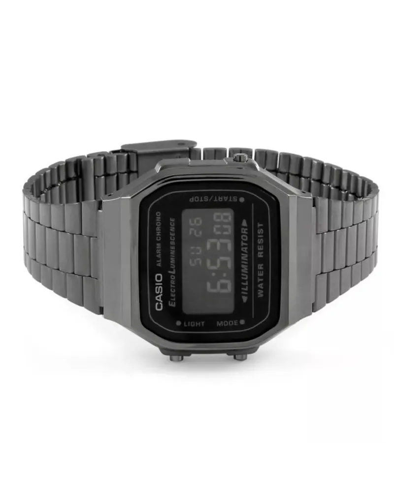 ZEGAREK MĘSKI CASIO A168WGG-1BDF (zd088d) - KLASYKA + BOX