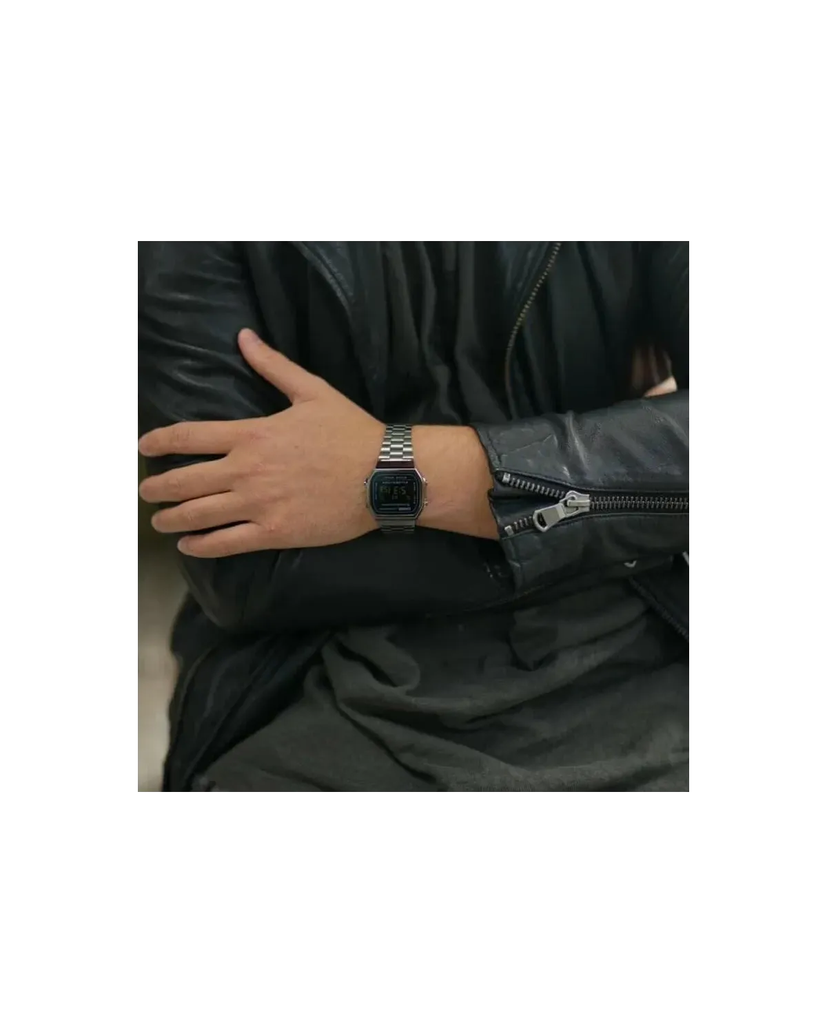 ZEGAREK MĘSKI CASIO A168WGG-1BDF (zd088d) - KLASYKA + BOX