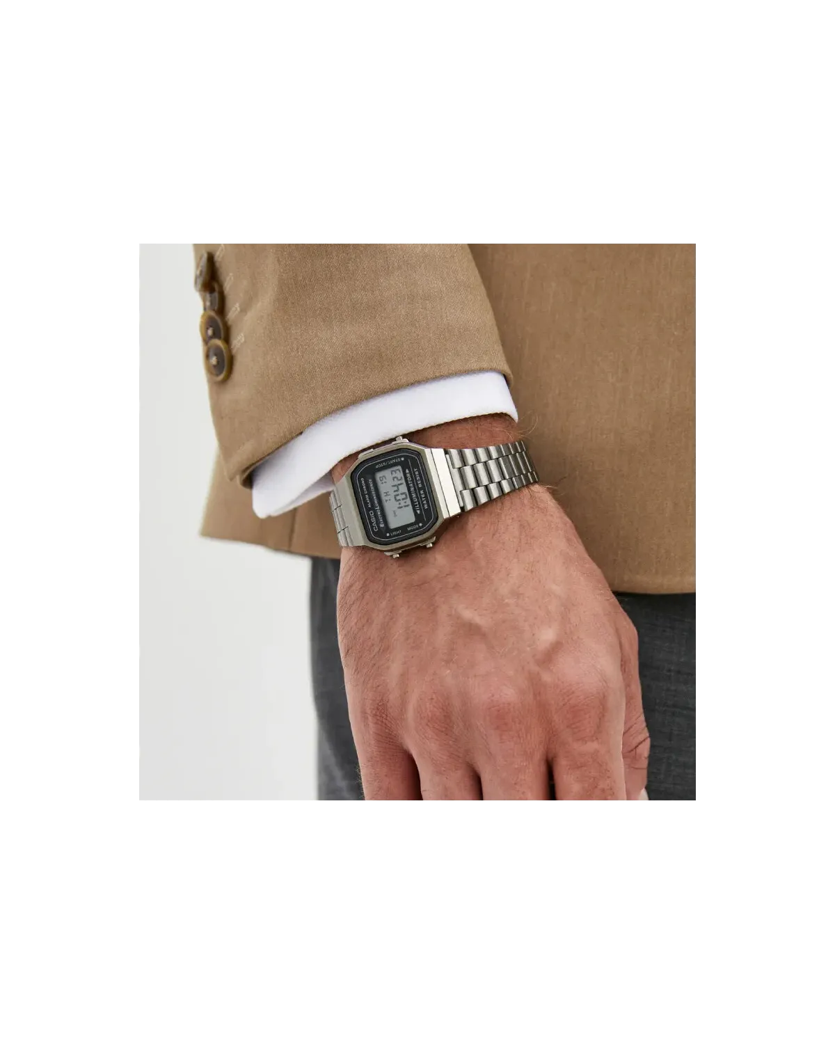 ZEGAREK UNISEX CASIO A168WGG-1A (zd088e) - KLASYKA + BOX