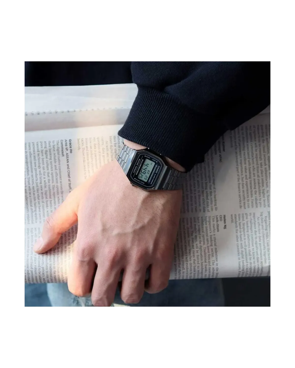 ZEGAREK UNISEX CASIO A168WGG-1A (zd088e) - KLASYKA + BOX