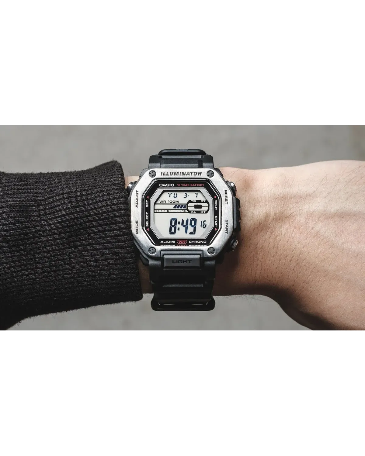 ZEGAREK MĘSKI CASIO MWD-110H-1AV + BOX (zd287a)