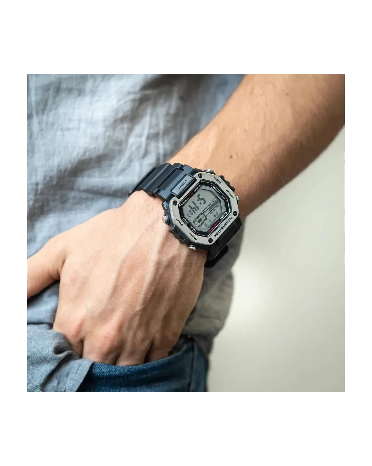 ZEGAREK MĘSKI CASIO MWD-110H-1AV + BOX (zd287a)