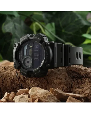 ZEGAREK MĘSKI CASIO Digital Moonphase WS-1500H-3B + BOX