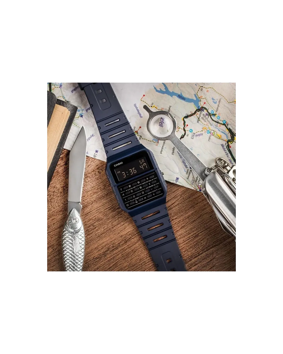 ZEGAREK MĘSKI CASIO VINTAGE CA-53WF-2B (zd148b) + BOX