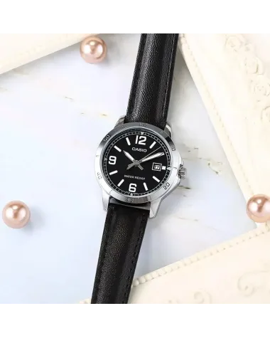 Zegarek Damski Casio LTP-V004L-1B (zd569f) + BOX Zegarek Damski Casio LTP-V004L-1B (zd569f) + BOX
