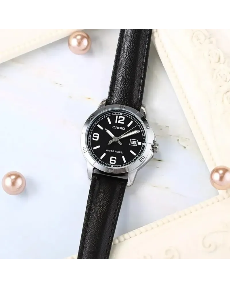 Zegarek Damski Casio LTP-V004L-1B (zd569f) + BOX Zegarek Damski Casio LTP-V004L-1B (zd569f) + BOX