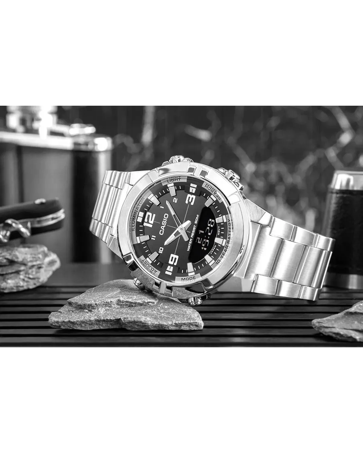 ZEGAREK MĘSKI CASIO AMW-870D-1AVDF + BOX