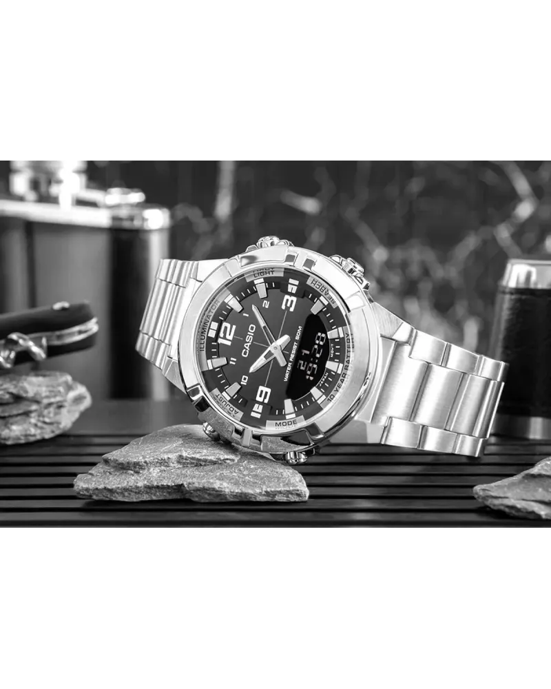 ZEGAREK MĘSKI CASIO AMW-870D-1AVDF + BOX