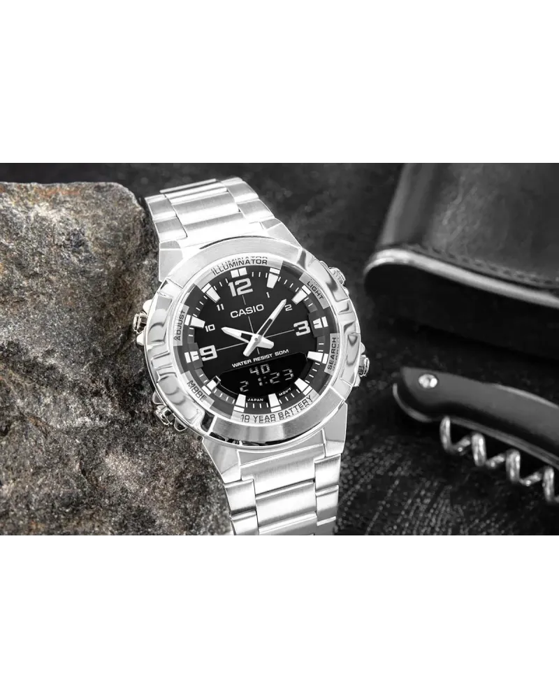 ZEGAREK MĘSKI CASIO AMW-870D-1AVDF + BOX