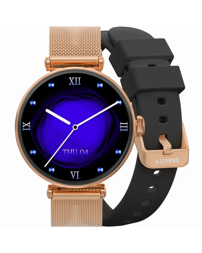 SMARTWATCH DAMSKI GRAVITY GT26-3 - DODATKOWY PASEK (sg042c) SMARTWATCH DAMSKI GRAVITY GT26-3 - DODATKOWY PASEK (sg042c)