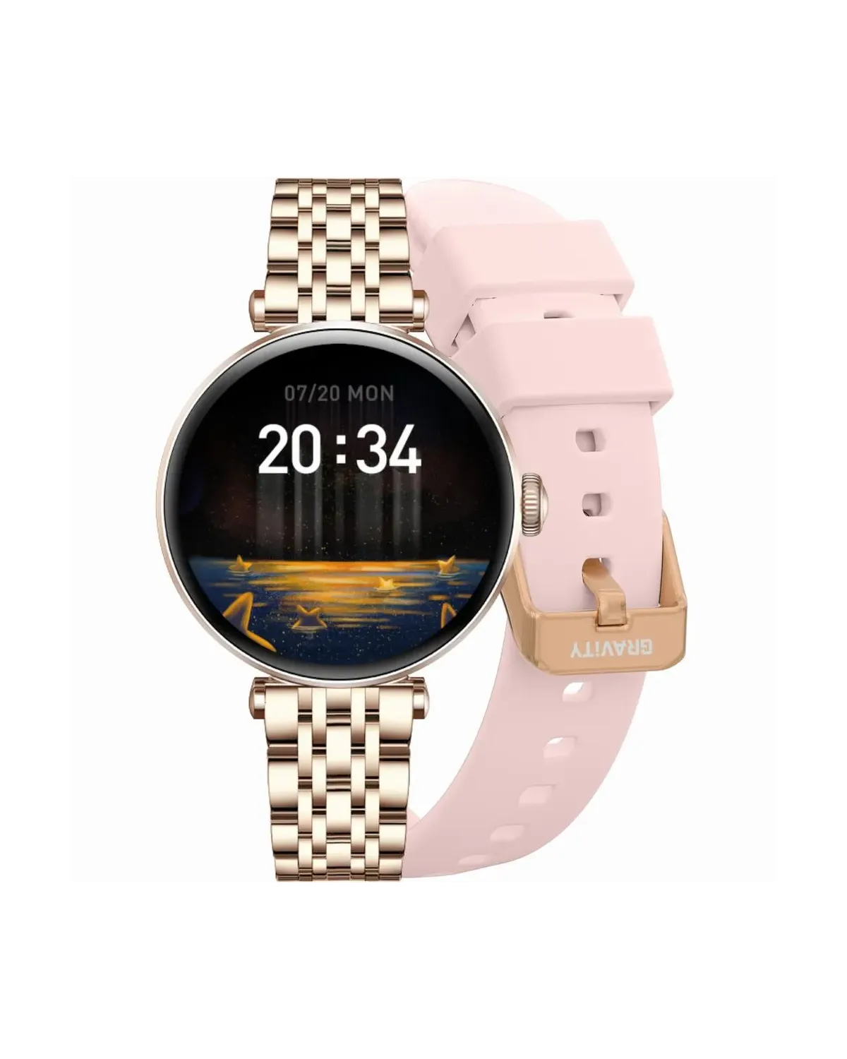 SMARTWATCH DAMSKI GRAVITY GT26-4 - DODATKOWY PASEK (sg042d)
