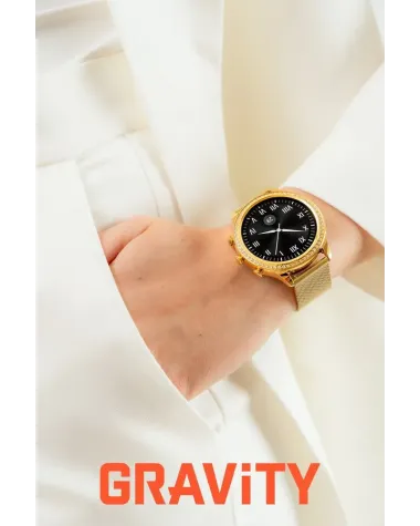 SMARTWATCH DAMSKI GRAVITY GT5-1 - DODATKOWY PASEK (sg043a)