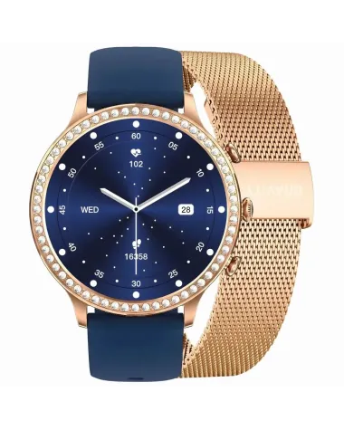 SMARTWATCH DAMSKI GRAVITY GT5-6 - DODATKOWY PASEK (sg043f)