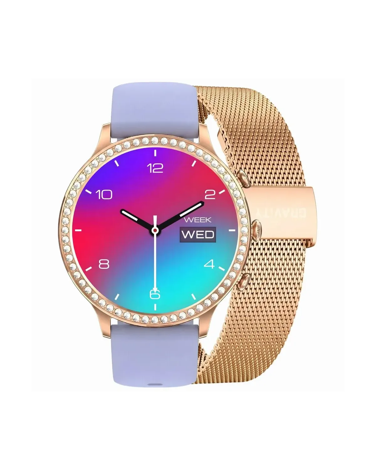 SMARTWATCH DAMSKI GRAVITY GT5-7 - DODATKOWY PASEK (sg043g)
