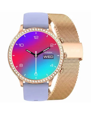 SMARTWATCH DAMSKI GRAVITY GT5-7 - DODATKOWY PASEK (sg043g)