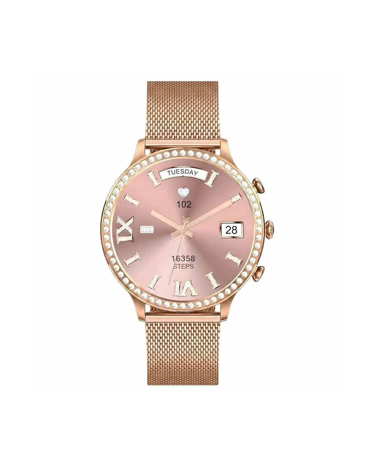 SMARTWATCH DAMSKI GRAVITY GT5-7 - DODATKOWY PASEK (sg043g)