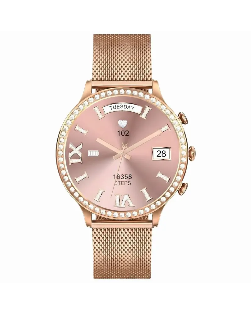 SMARTWATCH DAMSKI GRAVITY GT5-7 - DODATKOWY PASEK (sg043g)