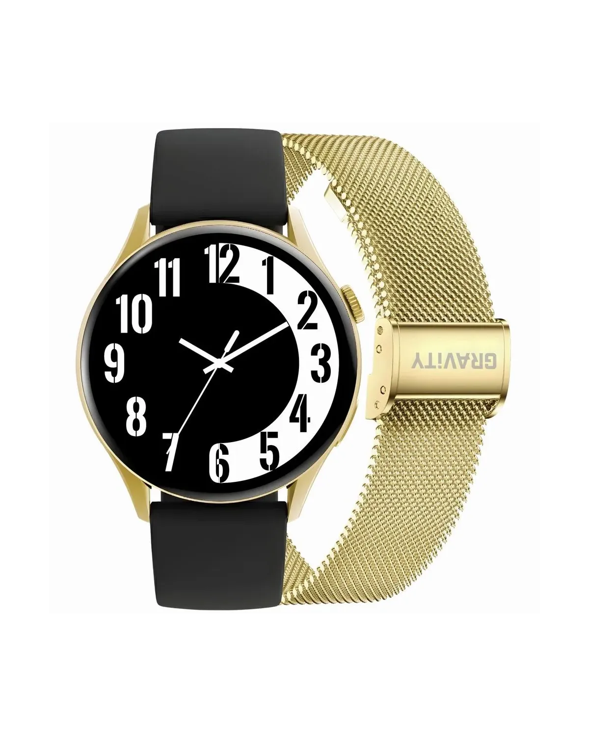 SMARTWATCH DAMSKI GRAVITY GT11-1 - AMOLED, DODATKOWY PASEK (sg044a)