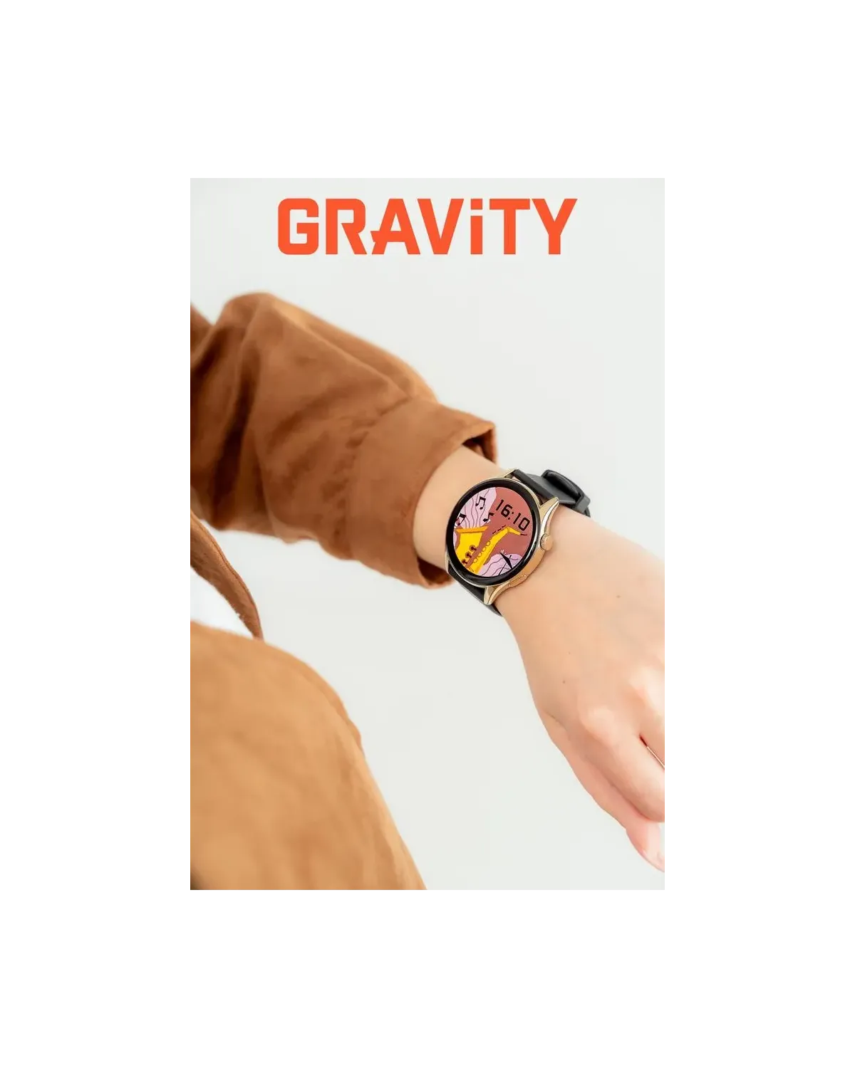 SMARTWATCH DAMSKI GRAVITY GT11-1 - AMOLED, DODATKOWY PASEK (sg044a)