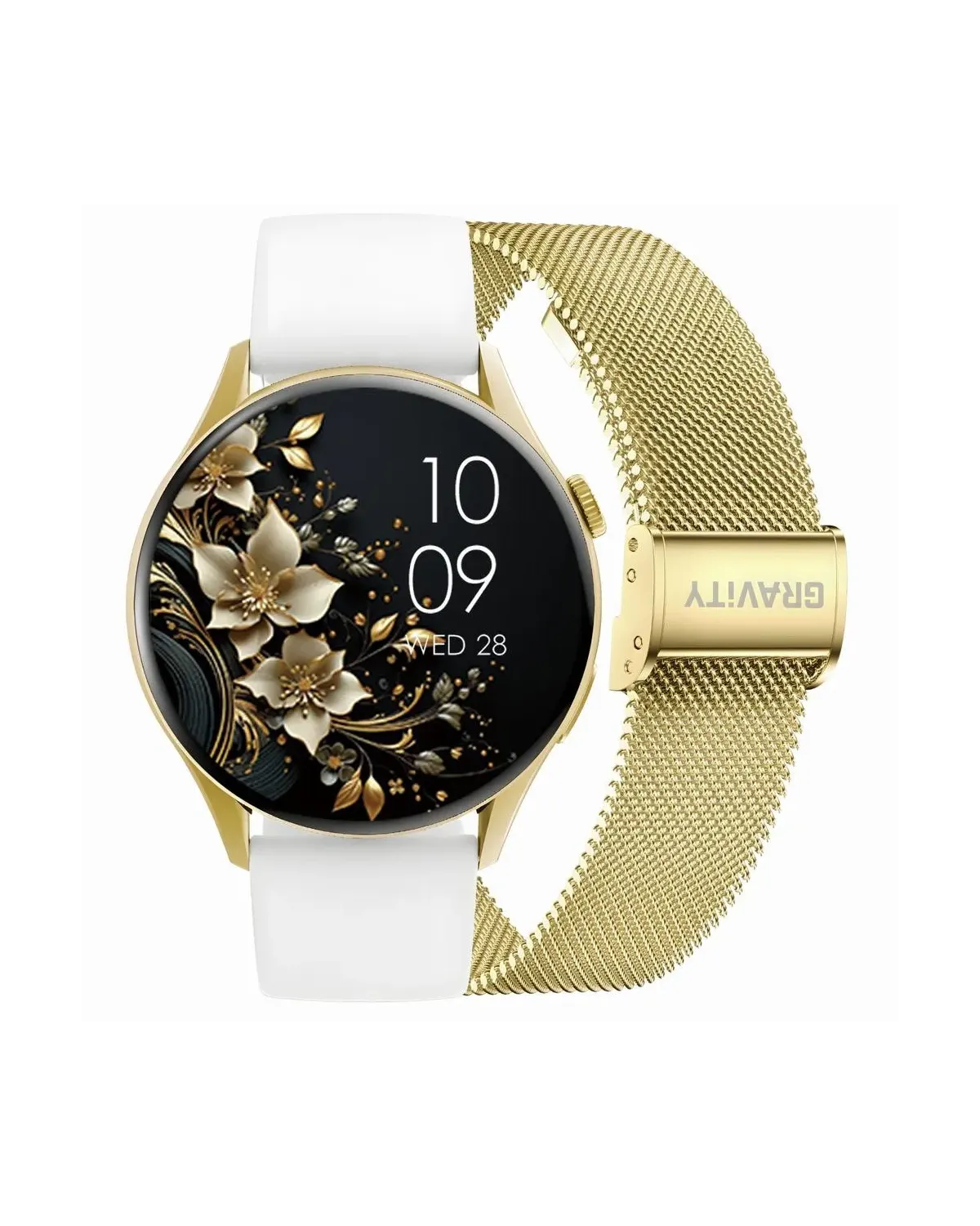 SMARTWATCH DAMSKI GRAVITY GT11-2 - AMOLED, DODATKOWY PASEK (sg044b) SMARTWATCH DAMSKI GRAVITY GT11-2 - AMOLED, DODATKOWY PASEK (sg044b)