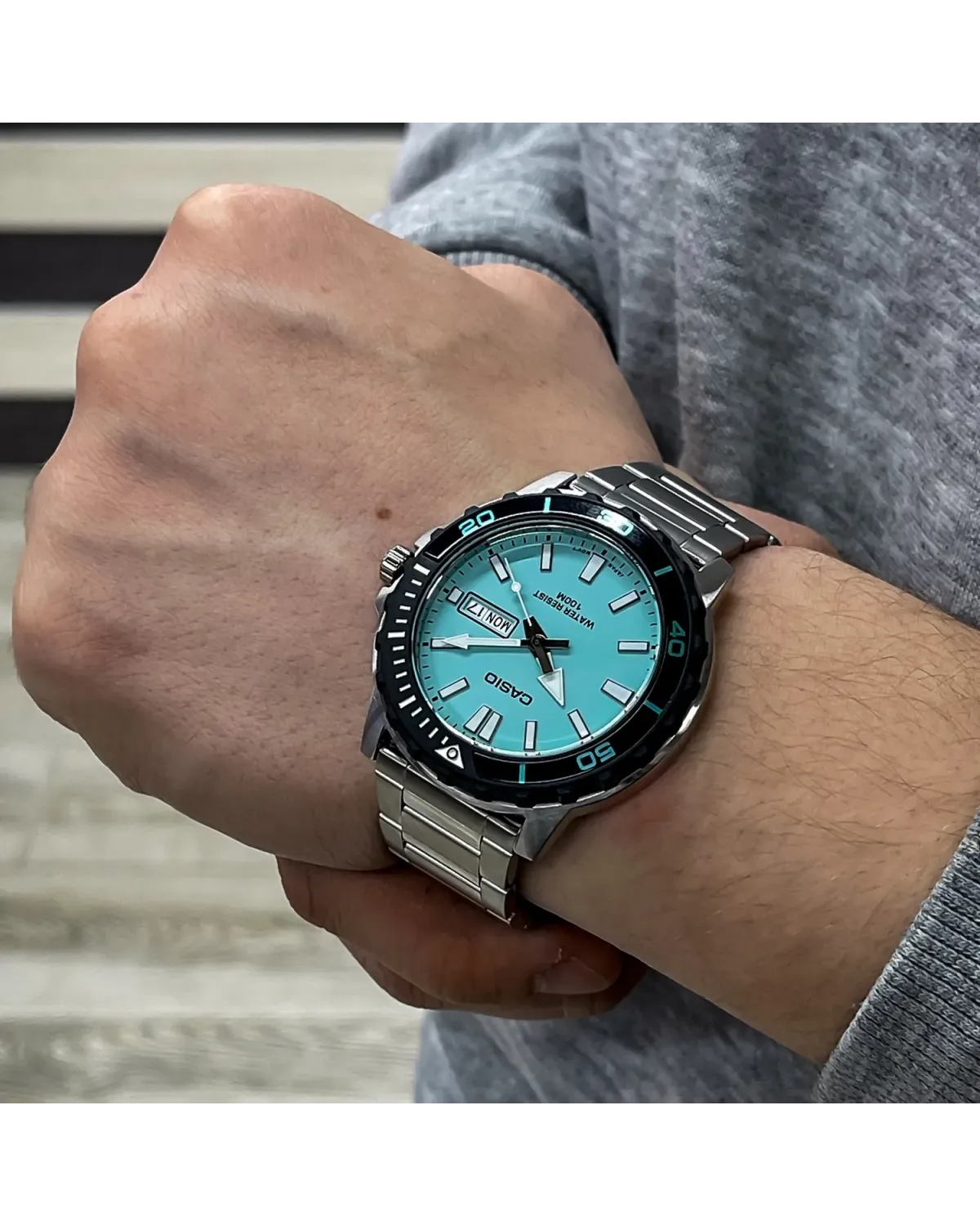 Zegarek Męski Casio  MTD-125D-2A3 + BOX WR100