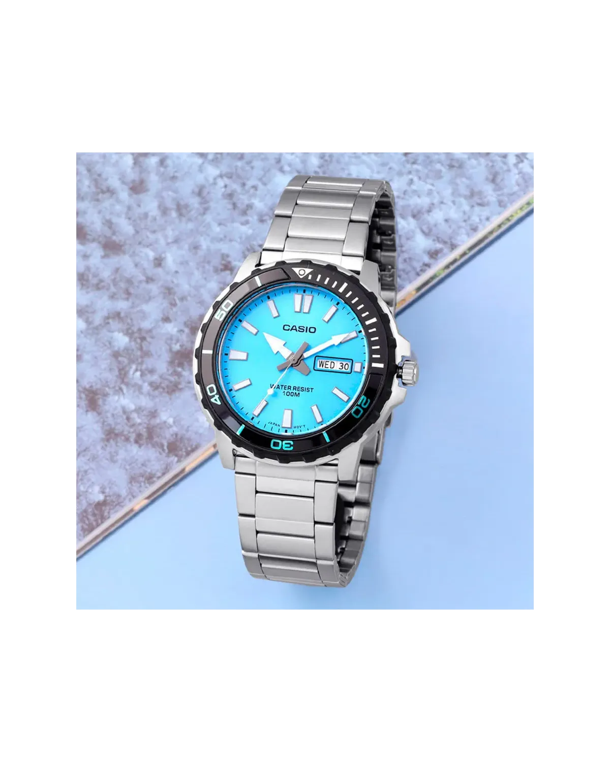 Zegarek Męski Casio  MTD-125D-2A3 + BOX WR100