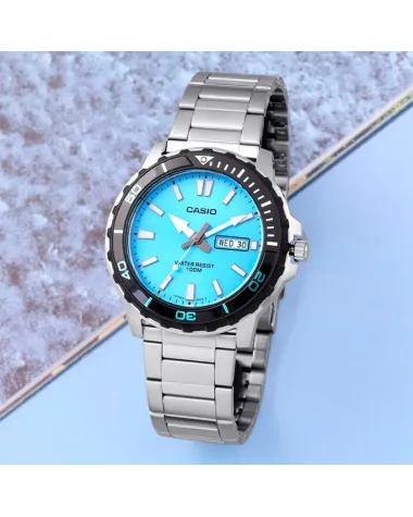 Zegarek Męski Casio  MTD-125D-2A3 + BOX WR100