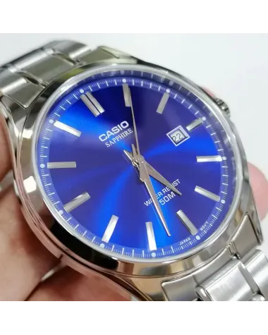 Zegarek Męski Casio MTS-115D-2A1 + BOX (zd292a) SZAFIR