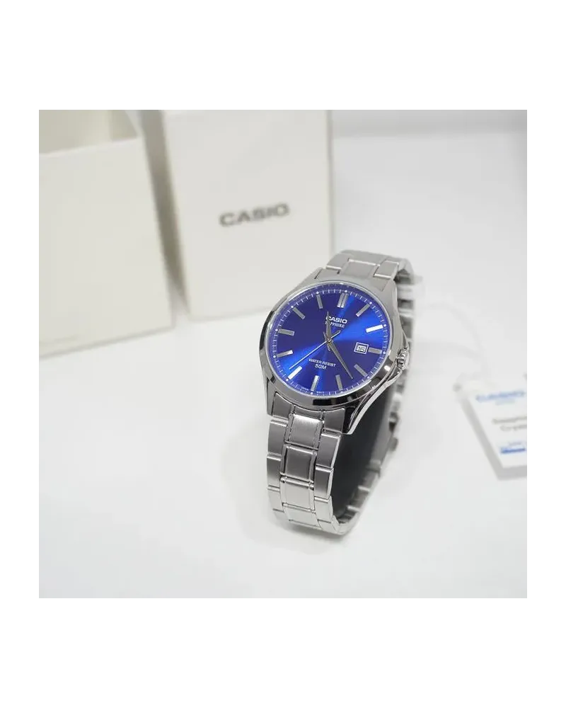 Zegarek Męski Casio MTS-115D-2A1 + BOX (zd292a) SZAFIR