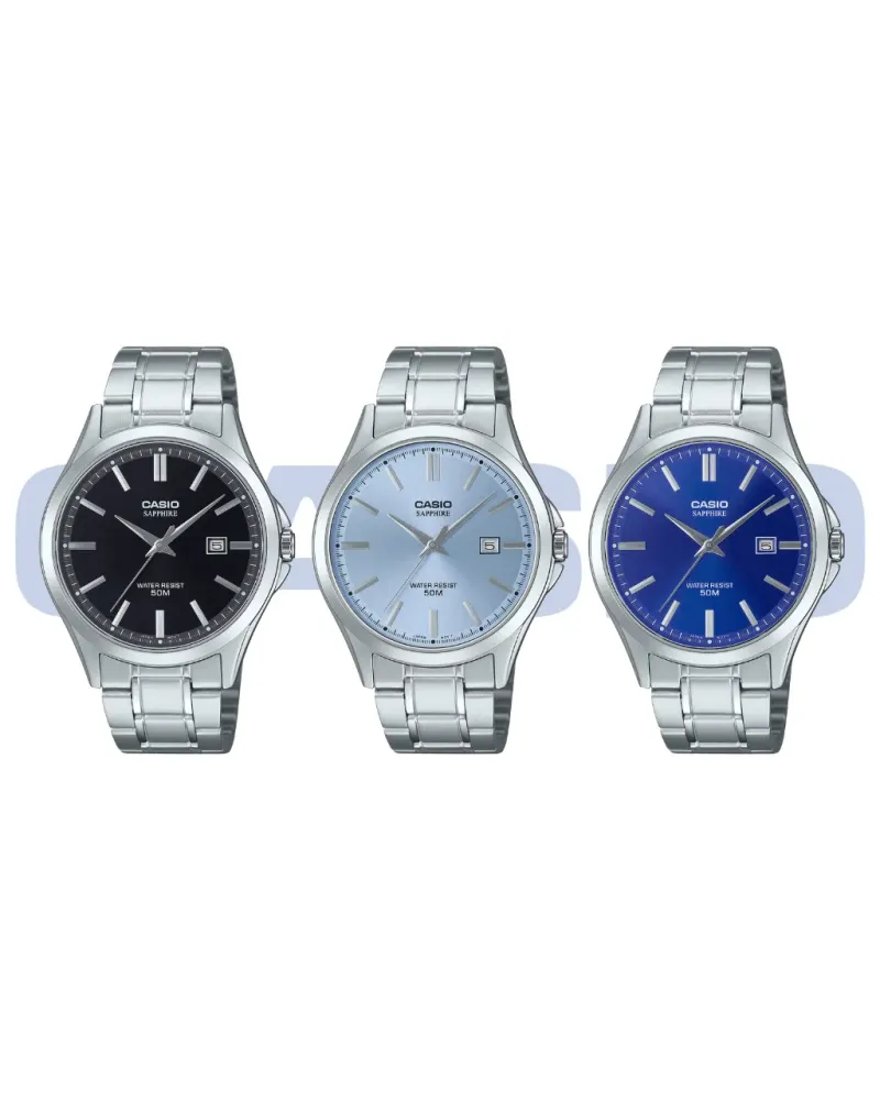 Zegarek Męski Casio MTS-115D-2A1 + BOX (zd292a) SZAFIR