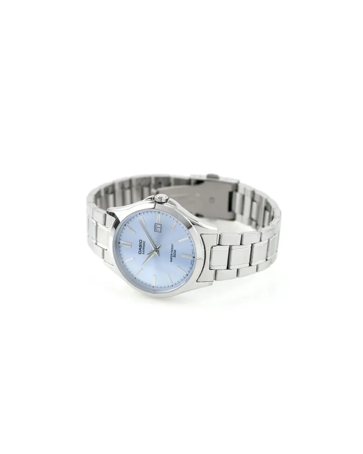 Zegarek Męski Casio MTS-115D-2A2V + BOX (zd292b) SZAFIR Zegarek Męski Casio MTS-115D-2A2V + BOX (zd292b) SZAFIR