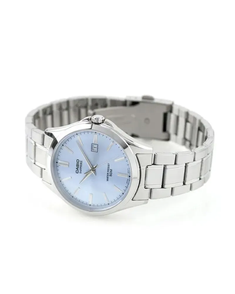 Zegarek Męski Casio MTS-115D-2A2V + BOX (zd292b) SZAFIR Zegarek Męski Casio MTS-115D-2A2V + BOX (zd292b) SZAFIR