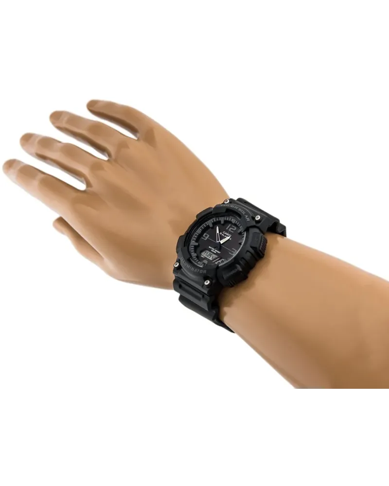 ZEGAREK MĘSKI CASIO AQ-S810W-1A2V (zd044b) - SOLAR POWERED + BOX
