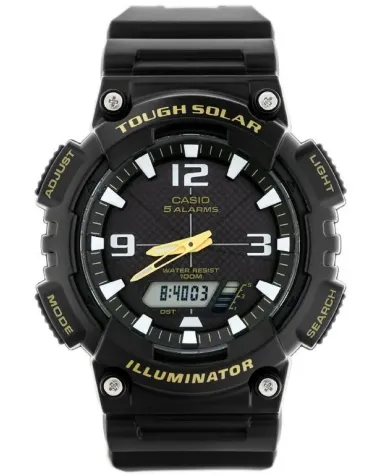 ZEGAREK MĘSKI CASIO AQ-S810W-1BV (zd044c) - SOLAR POWERED + BOX