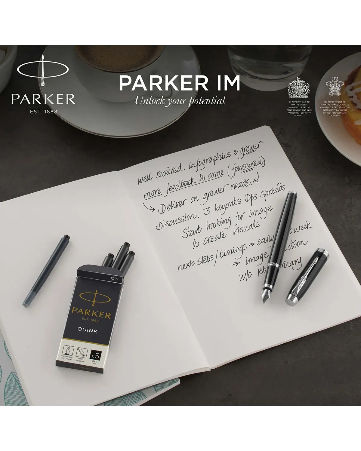 Pióro wieczne Parker IM Czarne CT w czarnym pudełku (1931644/14) Pióro wieczne Parker IM Czarne CT w czarnym pudełku (1931644/14)