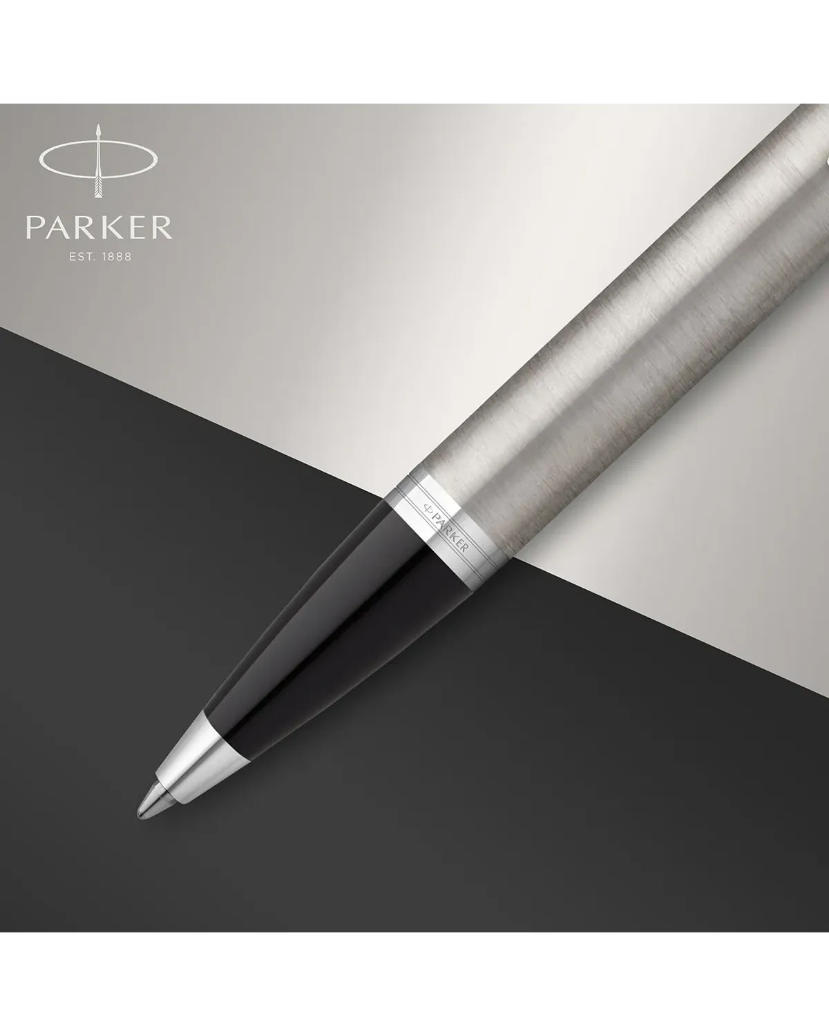 Długopis i Pióro Parker IM Srebrny CT w Pudełku z Etui (2214458) Długopis i Pióro Parker IM Srebrny CT w Pudełku z Etui (2214458)
