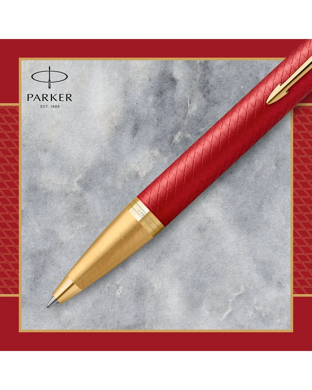 Długopis i Pióro Parker IM Premium Czerwony GT (2143644/5) Długopis i Pióro Parker IM Premium Czerwony GT (2143644/5)