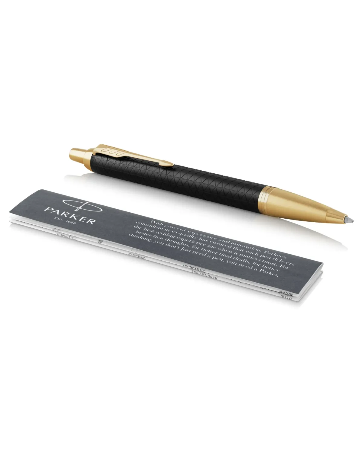 Długopis + Pi&oacute;ro Parker IM Premium Czarny GT (1931667/2)