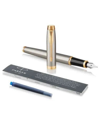 Długopis i Pióro Parker IM Brushed Metal GT (1931670/10) Długopis i Pióro Parker IM Brushed Metal GT (1931670/10)