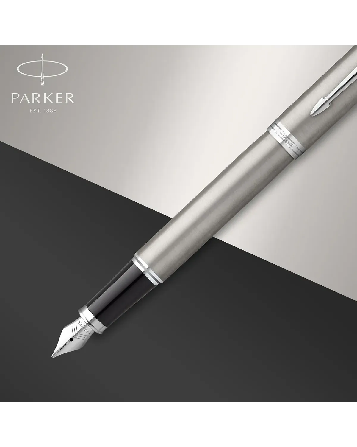 Pióro wieczne Parker IM Stainless Steel CT w Pudełku z Grawerem (2143635/2) Pióro wieczne Parker IM Stainless Steel CT w Pudełku z Grawerem (2143635/2)