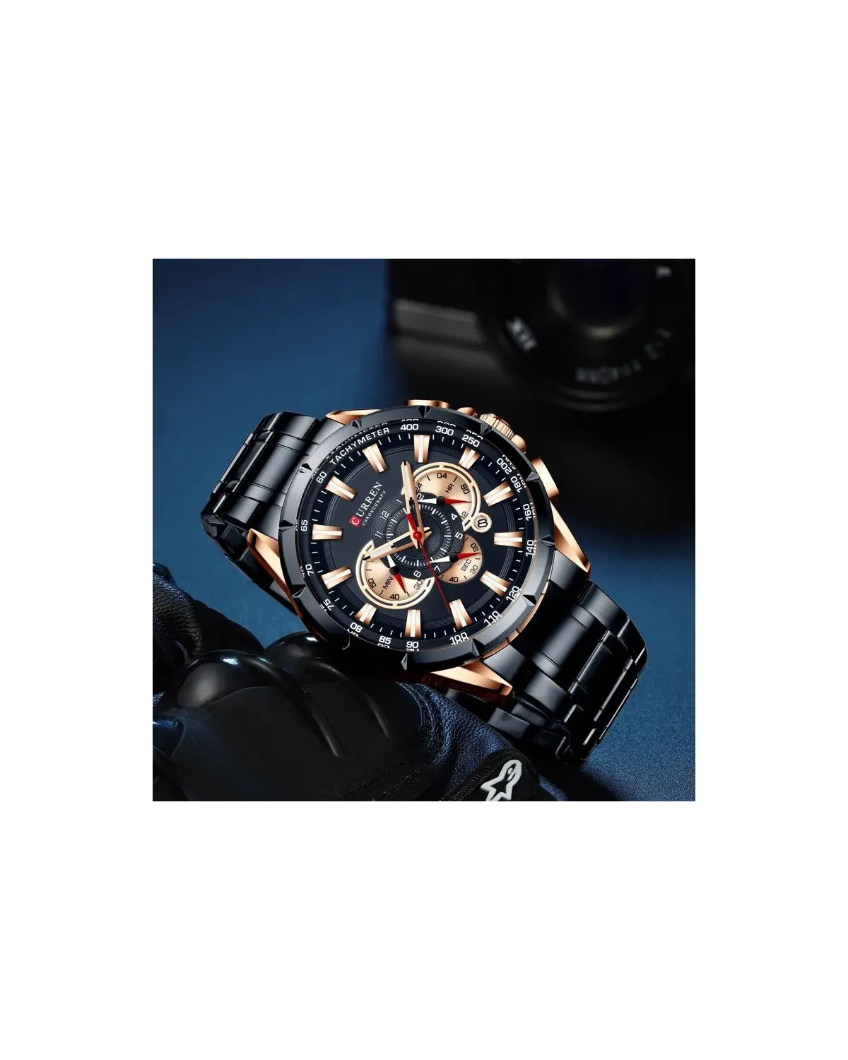 ZEGAREK MĘSKI CURREN 8363 (zc018d) - CHRONOGRAF
